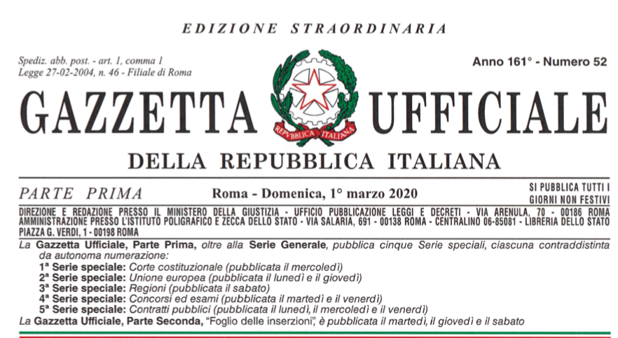 CORONAVIRUS: LE NUOVE DISPOSIZIONI DEL GOVERNO
