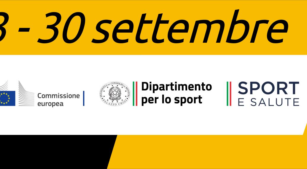 #BEACTIVE: LA SETTIMANA EUROPEA DELLO SPORT