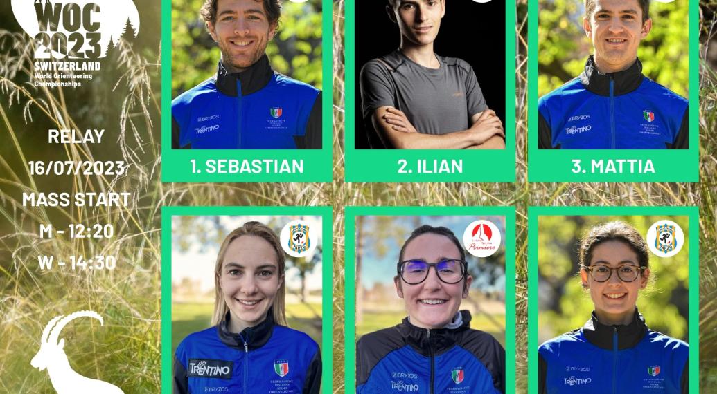 WOC2023: SVIZZERA E SVEZIA CAMPIONI RELAY