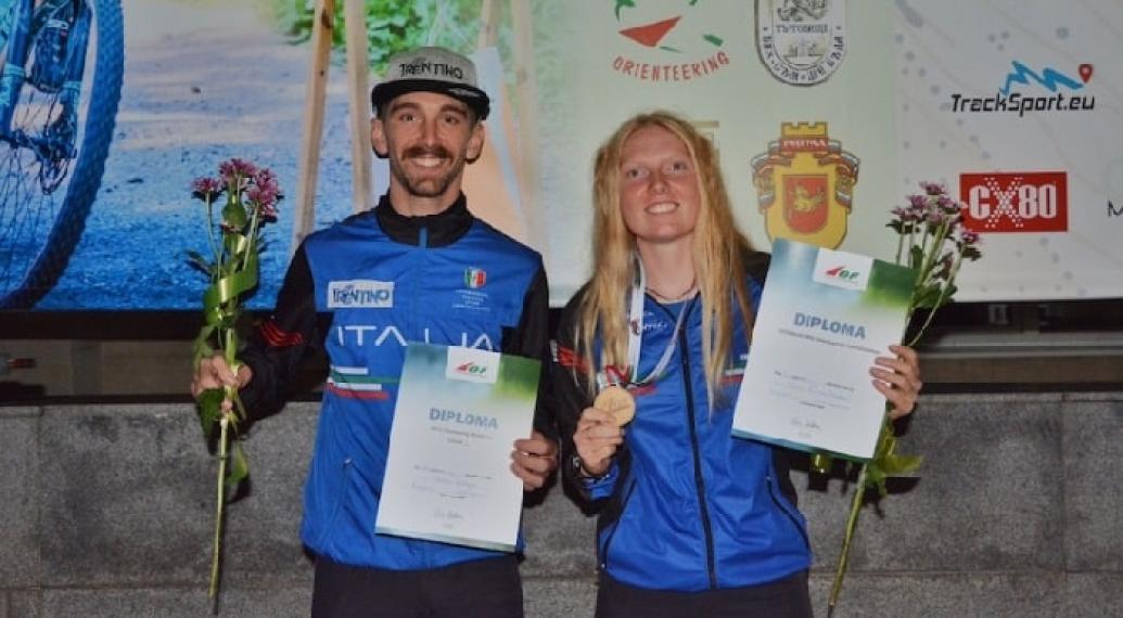 MTB-O: 5° POSTO PER IRIS PECORARI E FABIANO BETTEGA ° NELLA SPRINT MONDIALE