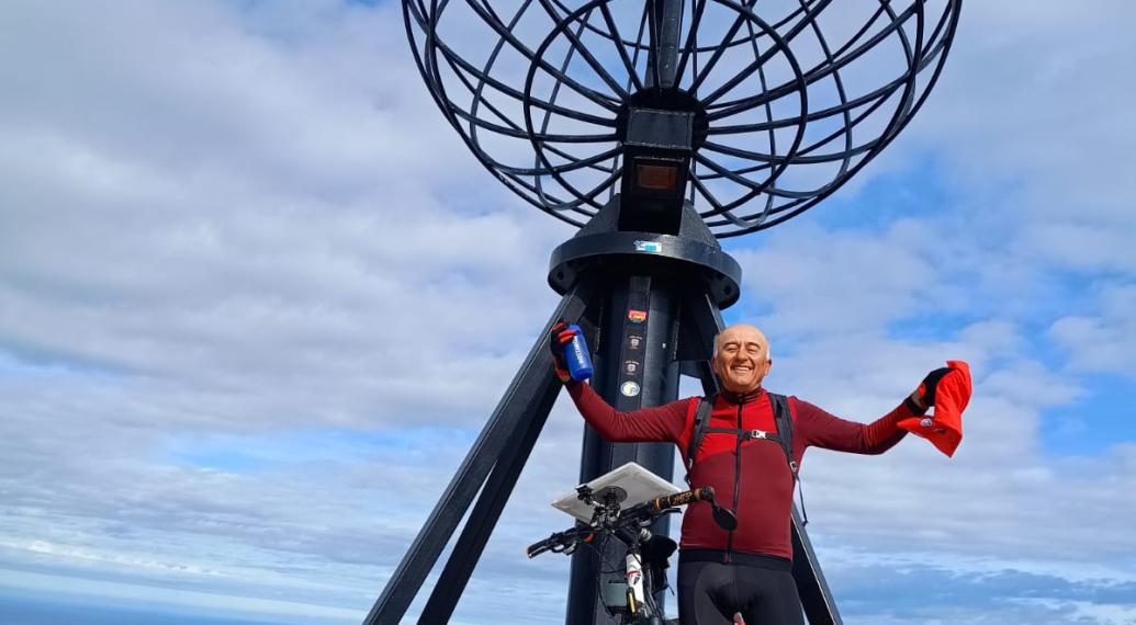 LEONARDO MARIANI DA GUBBIO A CAPO NORD IN BICI 