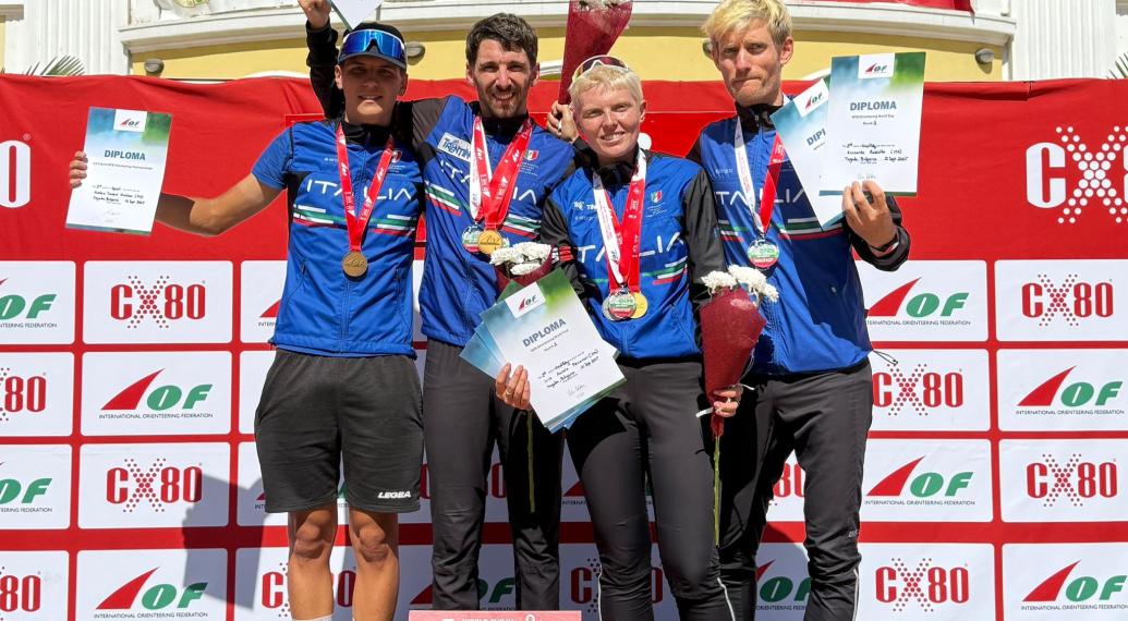 MTB-O STAFFETTA MIX : ITALIA STREPITOSA 2^