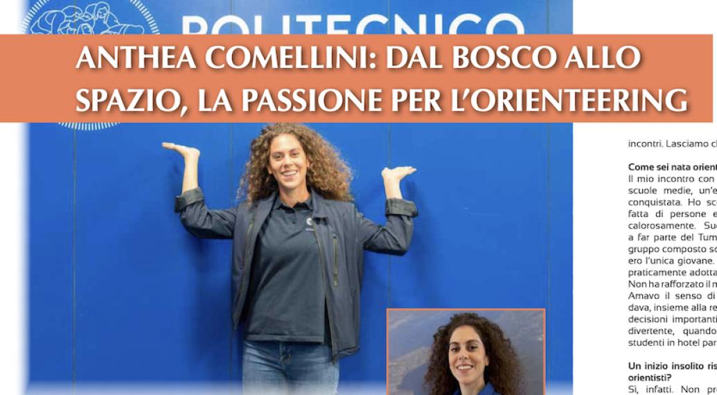  ANTHEA COMELLINI: DAL BOSCO ALLO SPAZIO, LA PASSIONE PER L