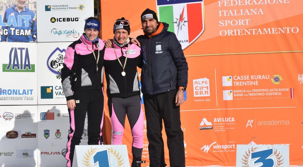 SCI ORIENTEERING: SAMUELE TAIT E DEBORA DALFOLLO CAMPIONI ITALIANI ELITE 