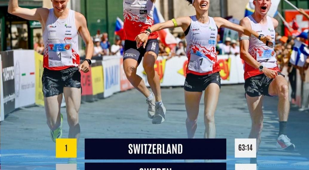 LA STAFFETTA CHIUDE IL MONDIALE CON LA SVIZZERA CAMPIONE