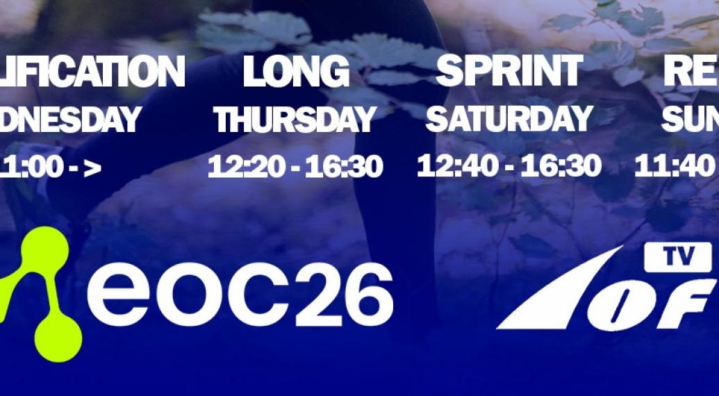 IOF EUROPEI 2026: LA PROGRAMMAZIONE TV STREAMING